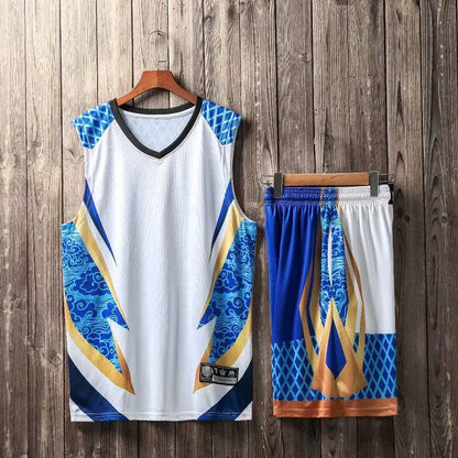 Custom Camouflage Basketball Jersey Training Outfit Set