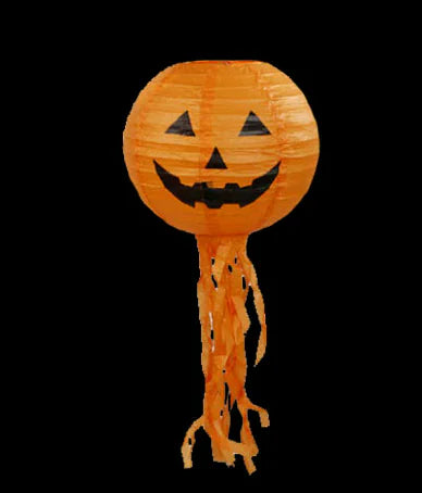 Pumpkin Paper Lanterns for Halloween Decoration