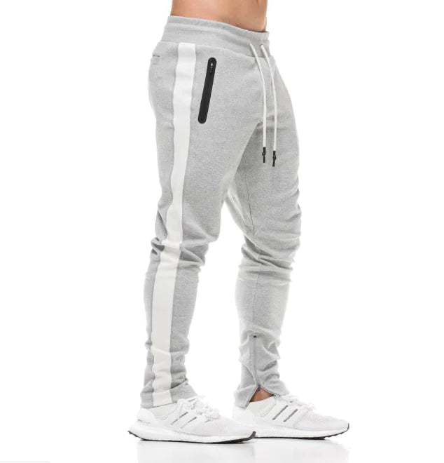 Color-Block Outdoor Running Training Pants for Fall