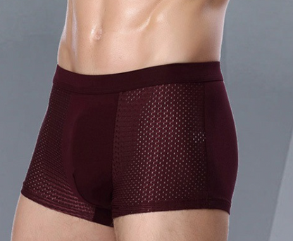 Bamboo Fibre Boxer Shorts for All-Day Comfort (One Pair)