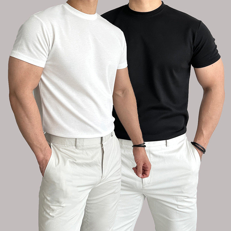 Men's Short Sleeve Workout T-Shirt - Breathable & Quick Dry
