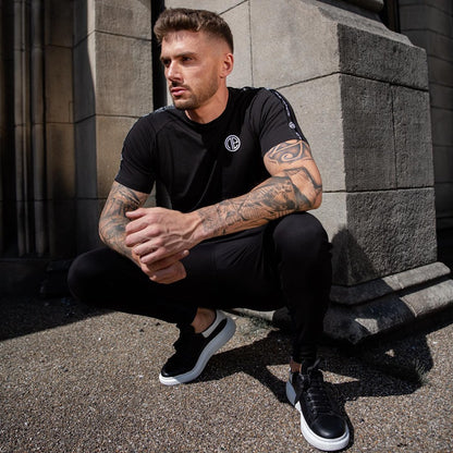 Men's Muscle Brothers Cotton T-Shirt - Short Sleeve Gym Top