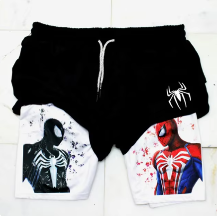 Marvel Spider-Man & Venom Men's Gym Shorts