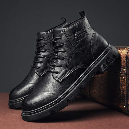 Men's Retro British Style Tooling Boots