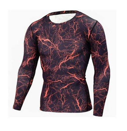 Men's Long Sleeve Camouflage Compression T-Shirt