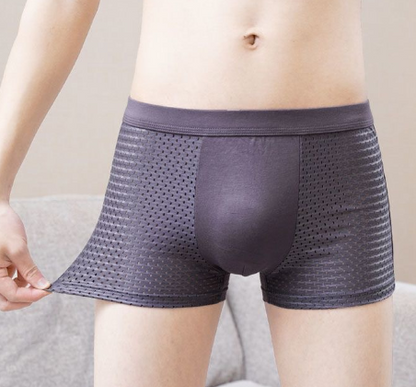 Bamboo Fibre Boxer Shorts for All-Day Comfort (One Pair)