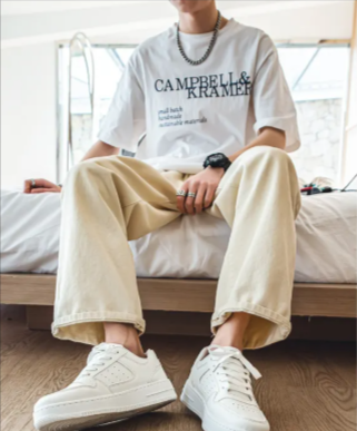 Teen Platform White Sneakers
