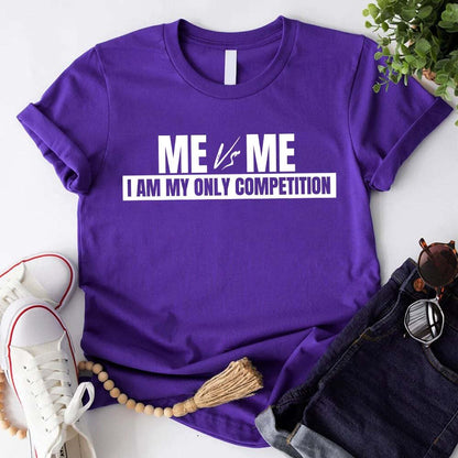 Me vs Me Unisex T-Shirt – Motivational Self-Discipline Tee
