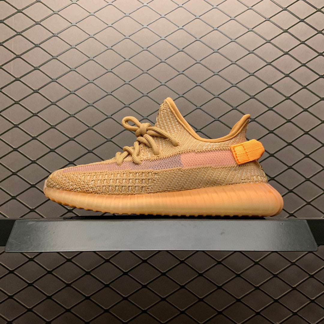 Yeezy 350 V2 Black and White Star Sneakers