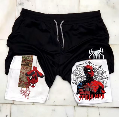 Marvel Spider-Man & Venom Men's Gym Shorts