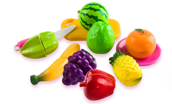 Kids Play Fruit Basket - Early Learning Kitchen Toy