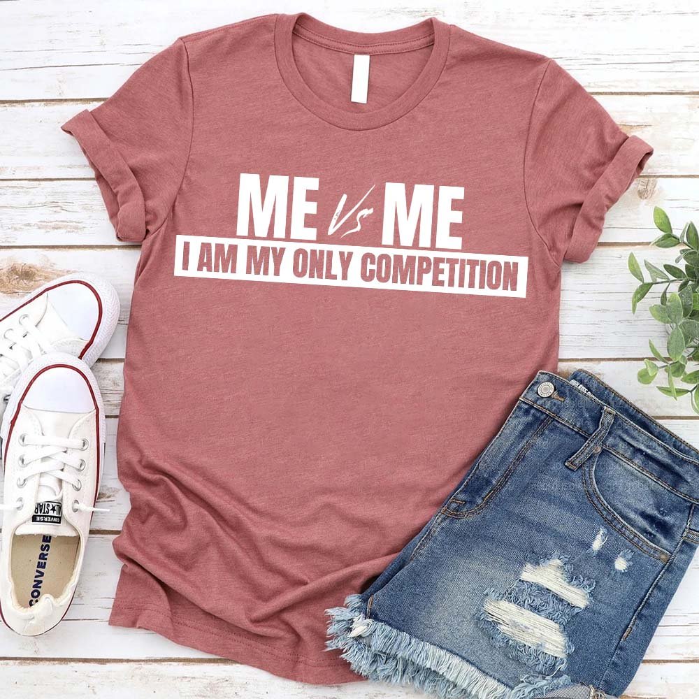 Me vs Me Unisex T-Shirt – Motivational Self-Discipline Tee