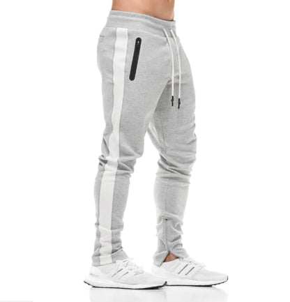 Color-Block Outdoor Running Training Pants for Fall