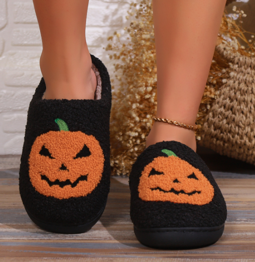 Halloween Ghost Hand Cartoon Thermal Slippers