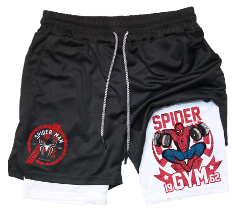 Marvel Spider-Man & Venom Men's Gym Shorts