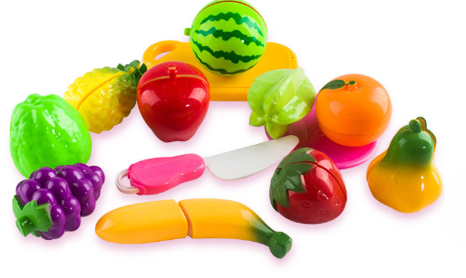 Kids Play Fruit Basket - Early Learning Kitchen Toy