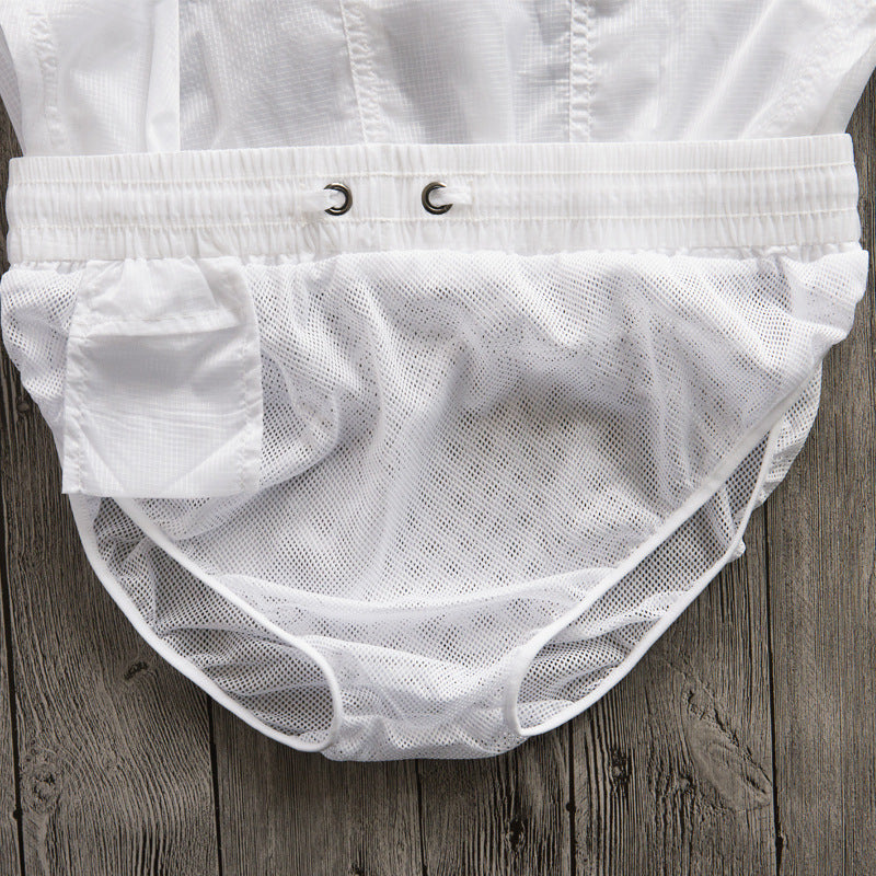 Men's Quick-Dry Beach Shorts - Summer Casual 3-Point