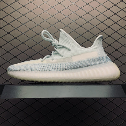 Yeezy 350 V2 Black and White Star Sneakers