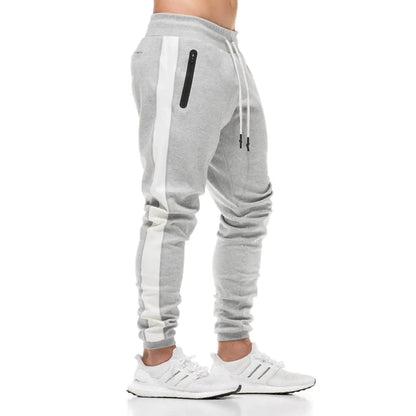 Color-Block Outdoor Running Training Pants for Fall