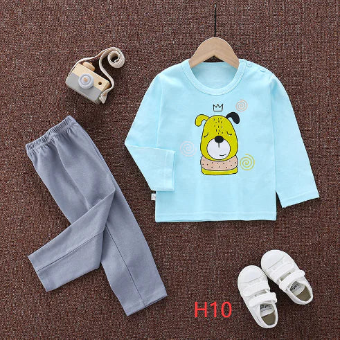 Children's Cotton Pajama Set for Boys and Girls