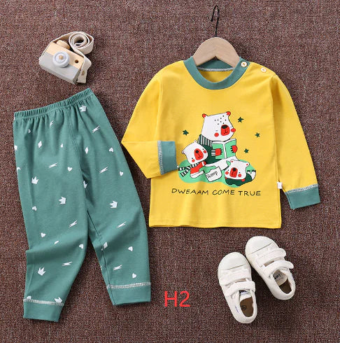 Children's Cotton Pajama Set for Boys and Girls
