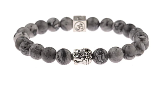 Vintage Men's Buddha Head Elastic Bracelet