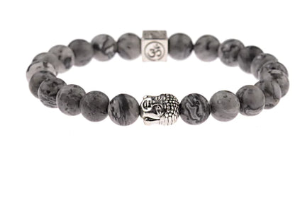 Vintage Men's Buddha Head Elastic Bracelet