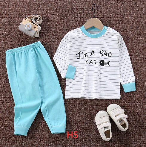 Children's Cotton Pajama Set for Boys and Girls