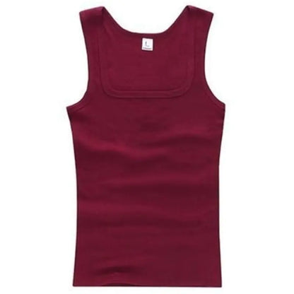 Men's Casual Cotton Vest for Gym Exercise and Comfort