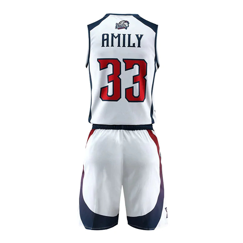 Custom Basketball Jersey with Personalized Logo Design