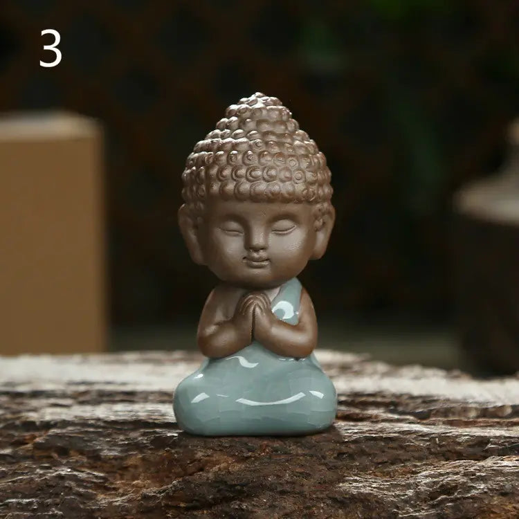 Ceramic Craft, Creative Ornament, Small Buddha