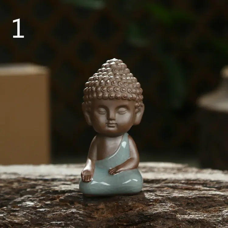 Ceramic Craft, Creative Ornament, Small Buddha